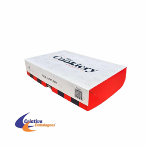 Caixa 27x18x5,5 cm - c/ meia lua e divisria para 6 und